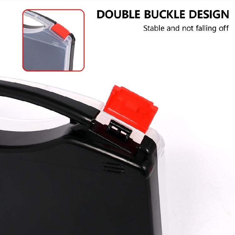 Plastic Tool Parts Box Storage Screw Box Tool Classification Electronic Component Drill Bit Grid Box Organizer