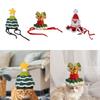 Christmas Dog Hat Cap Warmer Headband Knit Headwear for Halloween Theme Party