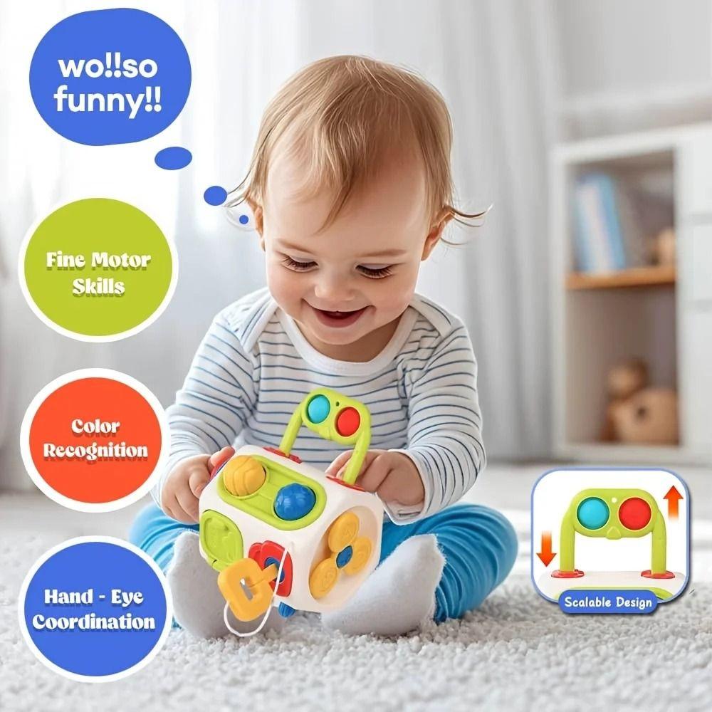 Parent-child Interactive Activity Busy Cube Puzzle Baby Busy Cube  Fine Motor Skills Toys
