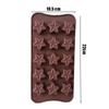 Cake Baking Molds High Temperature Resistant DIY Cookie Mold Christmas Shaped Silicone Chocolate Mold