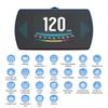 P12S Car Obd2 Head Up Display Dual System For Hud Obd Car Gauge Smart Digital Meter Speed Fuel Read Fault Code Driving Computer