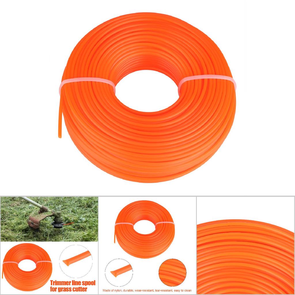 2.4mm Trimmer Line Nylon Cord Wire Round String Petrol Grass Trimmer
