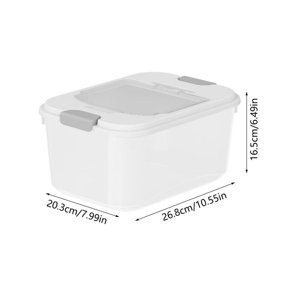 Airtight Dog Food Container Stackable Feed Bucket Cereal Barrels for Pantry Camping Outdoor Pet Feeding Farmhouse