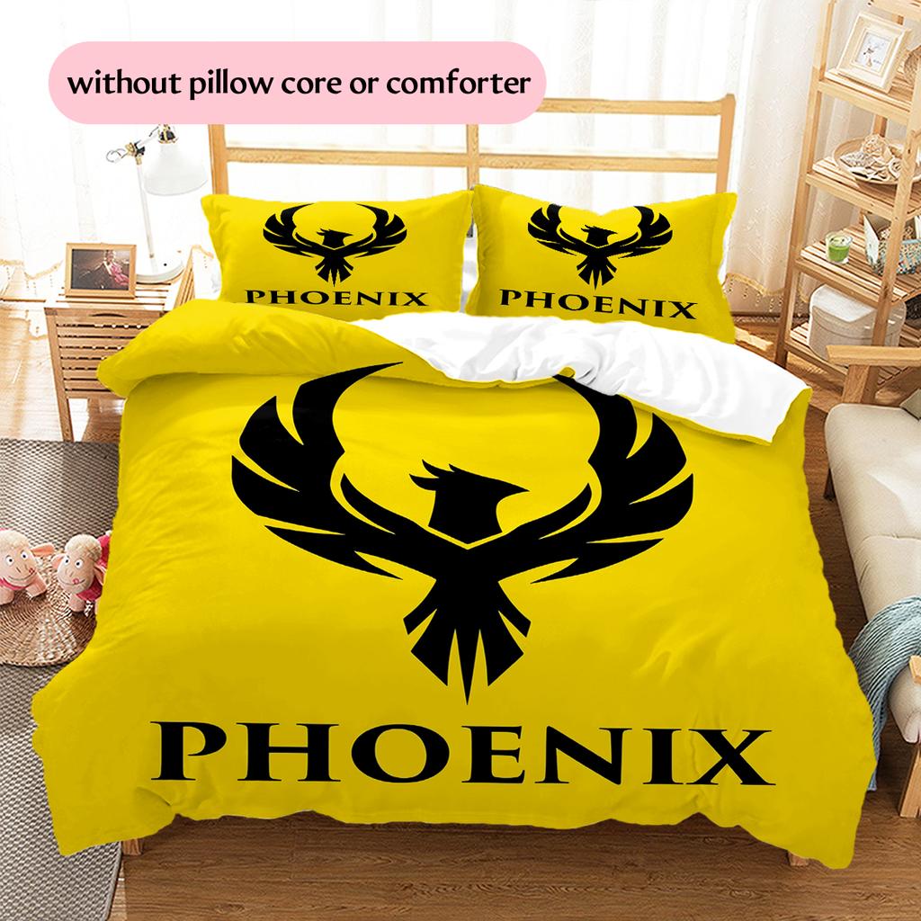 Wellington Phoenix FC Pattern Bedding Home Decoration Birthday & Festival Gift (1 * Duvet Cover + 2 * Pillowcase, Without Core)