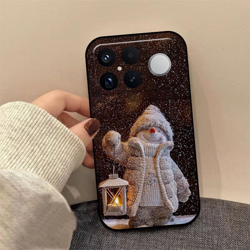 Christmas Painting Phone Case For Redmi K80 K70 K60 Ultra K90 Pro Max K40 Gaming K70E K60E Soft Silicone Shockproof Cover Coque
