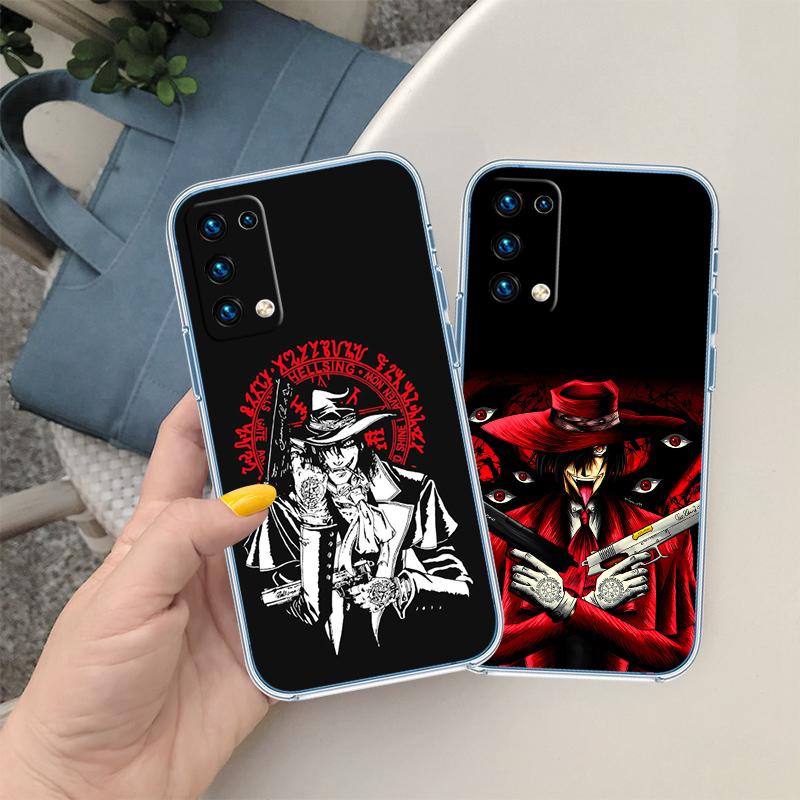 BH27 H-Hellsing Transparent Phone Case for Samsung Galaxy A04 A04S A14 A23 A34 A54 M23 M33 M52 M53