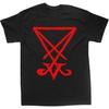 Sigil of Lucifer Shirt - Pentagram Baphomet Skull Occult Satanic Leviathan Cross