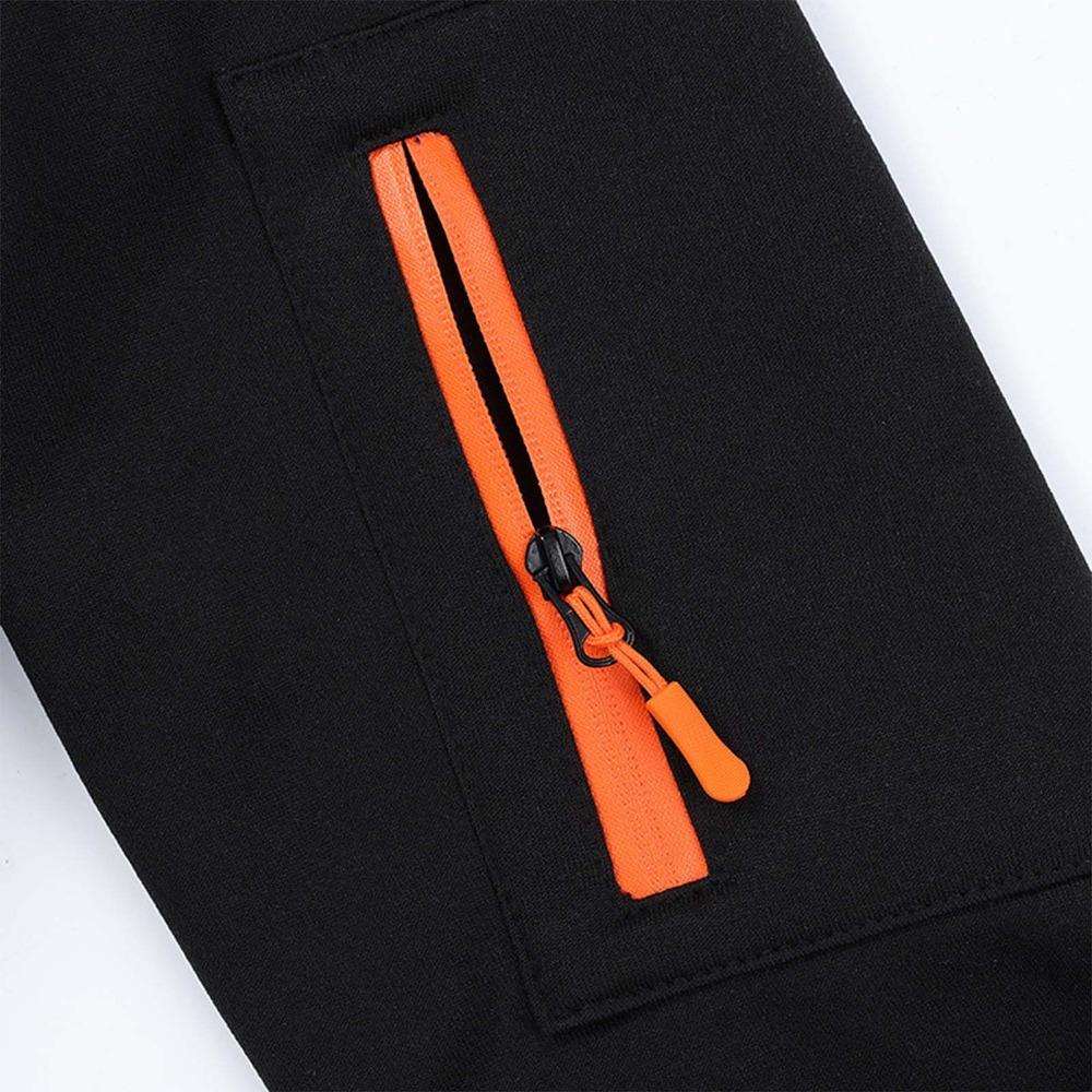 Masked Hooded Concert Merchandise with Harajuku Print Double Hood Zipper Sweater, Unisex Jacket