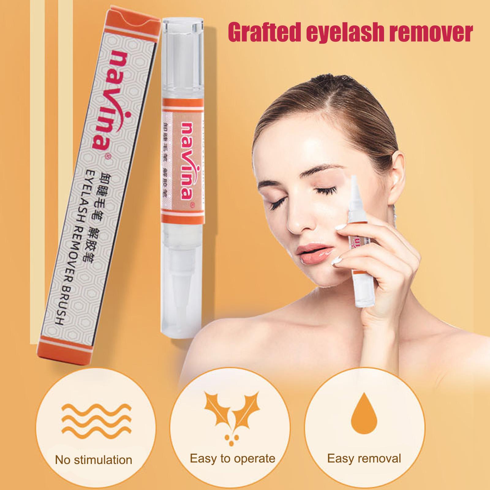 Eyelash Extension Remover Gel Fast Dry Quick Removing Eyelash Extension Glue for Lash Extension Sensitive Eyes A прозрачный