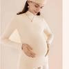 Maternity Clothing Autumn and Winter New Semi-turtleneck Inner Cover Does Not Show Warmth Pleated Bottoming Shirt
