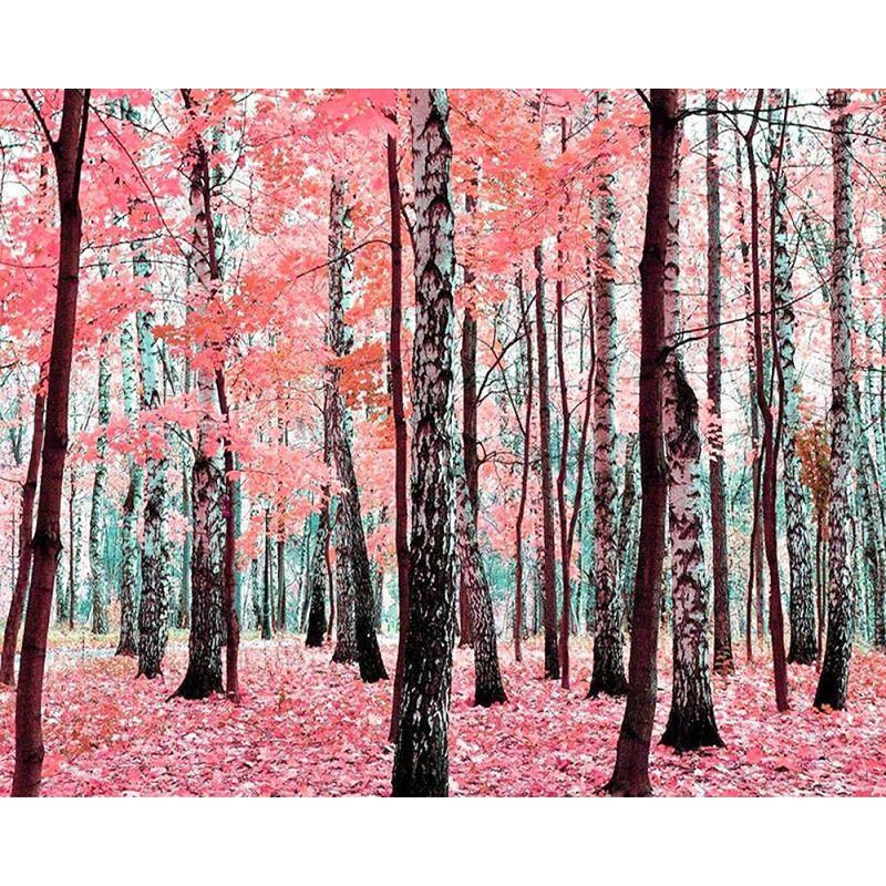 Full Round Diamond Painting Tree Landscape For Adult Kids Embroidery Autumn Scenery Home Decoration Diamond Art Gift