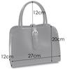 Kitamura Buckle Belt Classic Handbag Black 15151 Y-1458 [Black]