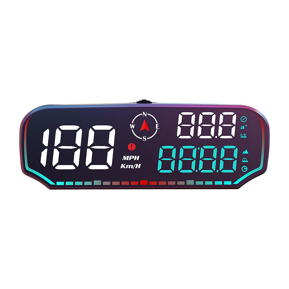 Digital HUD Transmission Oil Temperature Monitoring ODB Multifunctional Car Instrument Overspeed Alarm Digital Speedometer