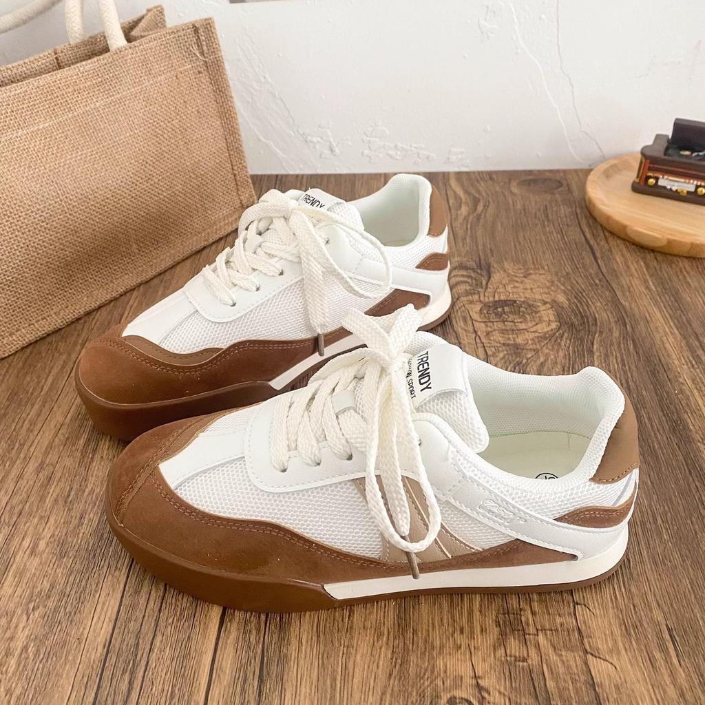 Platform white shoes women's 2025 new autumn platform heightening versatile casual sports board shoes lightweight breathable board shoes