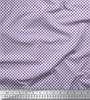 Soimoi Japan Crepe Satin Fabric Geometric Small Print Fabric by the metre 42 Inch