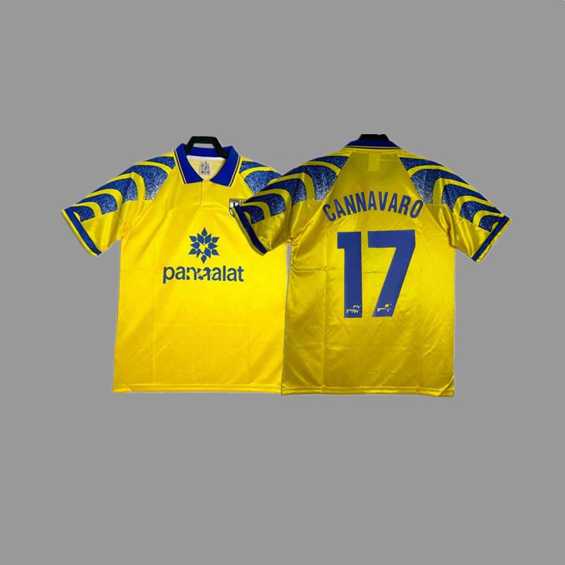 Parma Retro Trikot Fußballtrikot Klassisch Nostalgisch Zola Cannavaro Buffon Gilardino Trikot