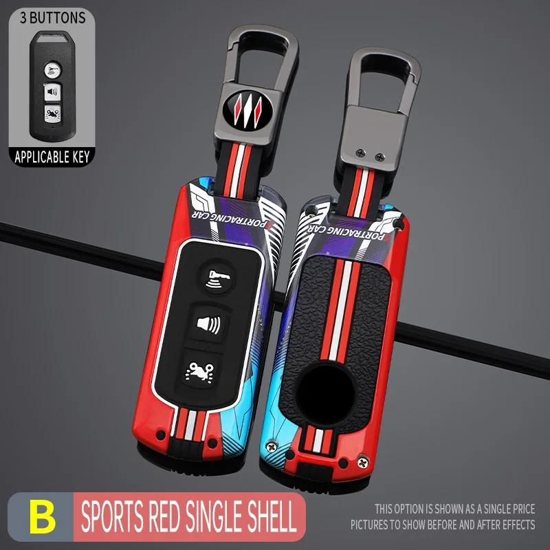 

Racing Style Metal Key Case Cover For Honda Motorcycle SH125 Forza 350 250 750 ADV 150 X-ADV SH150i SH300 150 PCX125 Accesorios