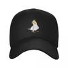 Lutino Cockatiel Baseball Cap Luxury Brand Designer Cap Streetwear Womens Unisexs
