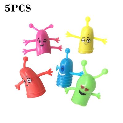 5pcs/set Halloween Finger Puppet Toy Cute Cartoon Finger Children Toy Novelty Party Birthday Pr I9S0