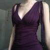 Violet Mesh Skirt, Low Waist, Slim and High, Purple Printed Anti-exposure Long-cut Skirt, Elegant A-line Skirt