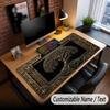 Tree of Life Theme Custom Mouse Pad Personalized With Name Text Customized Desk Mat For Office Home Decor