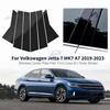 For Volkswagen Jetta 7 MK7 A7 - Window Center Pillar Film Trim Cover B C Posts Sticker Column Car Accessories Decor