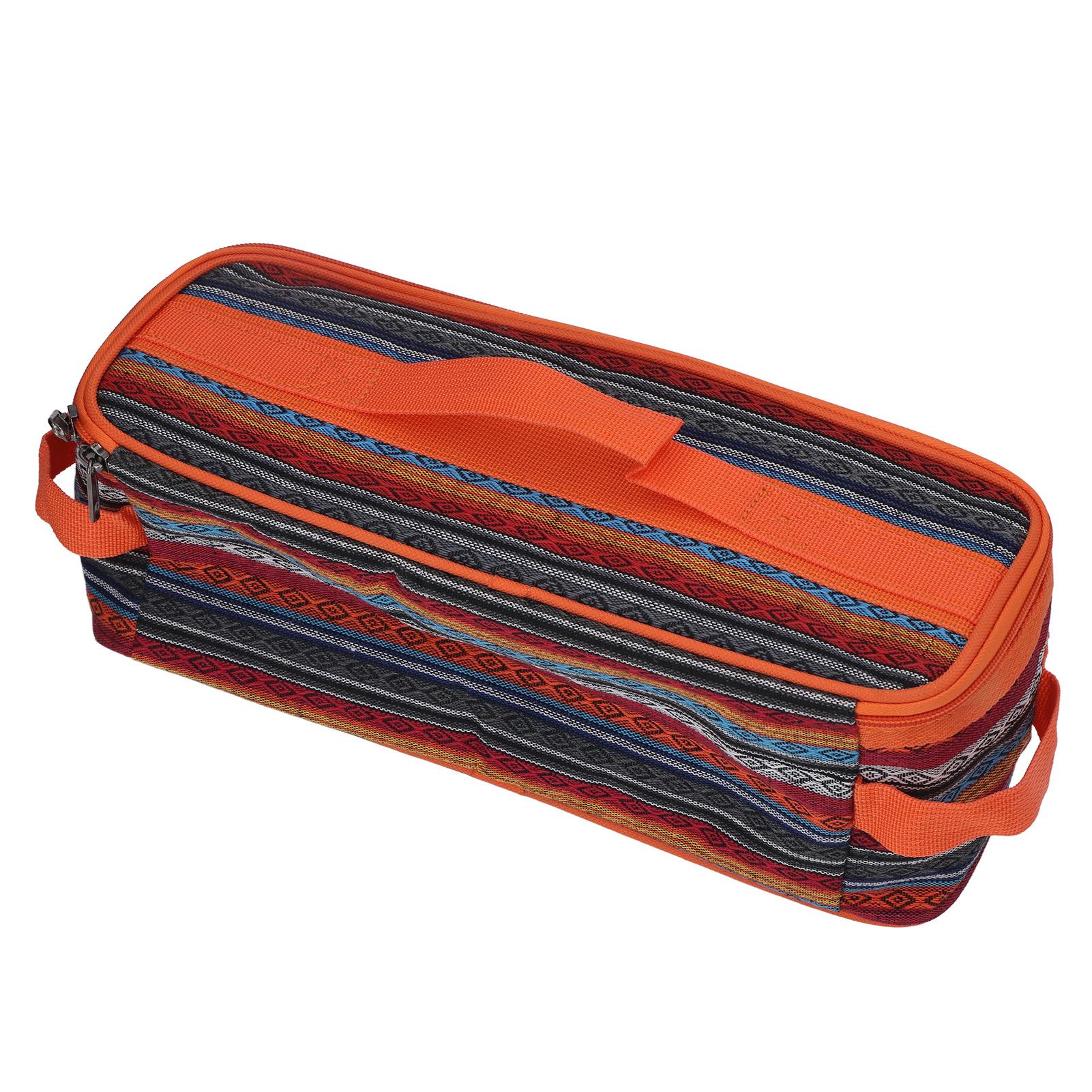 

Сумка для хранения походной посуды, большая вместимость, съемная, на двойной молнии, в национальном стиле, сумка для столовой посуды