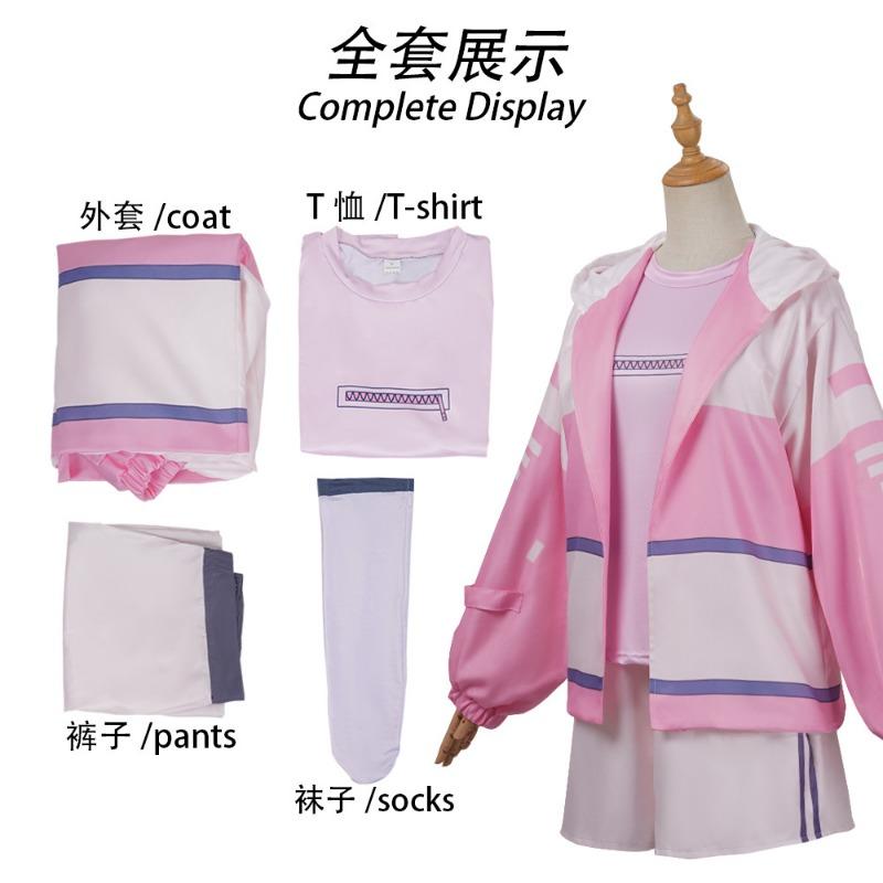 

Time agent suit Li Tianxi C suit daily casual sportswear pink animation character XS