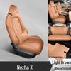 Neta X Full Leather Car Seat Cushion Cover - All-Season, Universal Fit