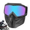 Cycling Motorcycle Mask ATV Goggles with Face Cover Safety Goggles Full Face Motorcycle Helmet Goggles Riding Motocross Glasses