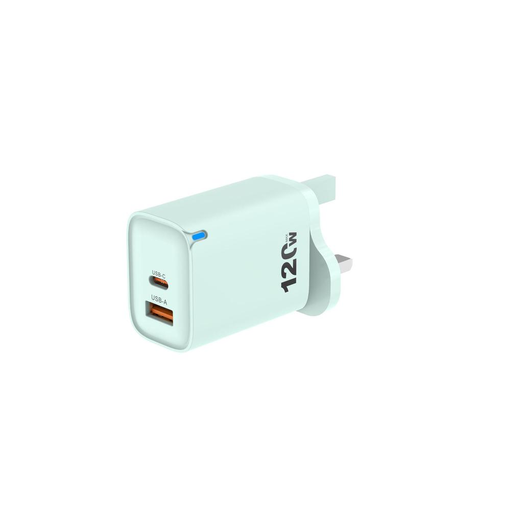 Macaron A+C PD20W Fast Charger with UK/US/EU Plugs