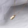Sweater, Light Luxury Small Square Brand Necklace, Women's Niche Design, Hanging Decoration, Women's Simple Collarbone Chain