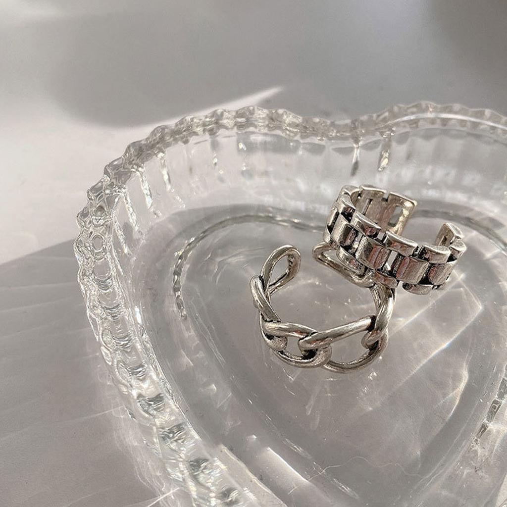 Unique Open Designs Irregular Line Ring Adjustable Copper for Comfortable Finger Wear Women Jewelry Fashion Accessory
