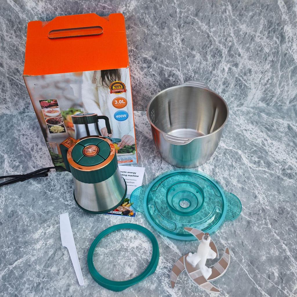 Stainless Steel Multifunctional 5-Speed Food Processor & Baby Food Maker, 2L Capacity