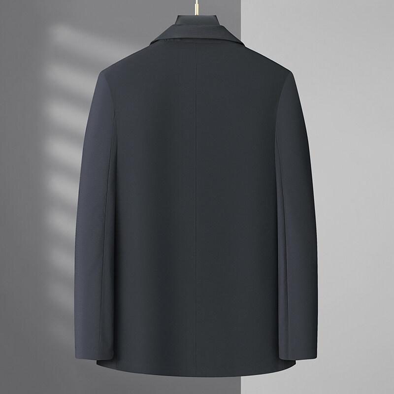 Summer Ice Silk Thin Sunscreen Suit Jackets for Men Classic Business Casual Blazers Wedding Social Dress Coat Men Clothing