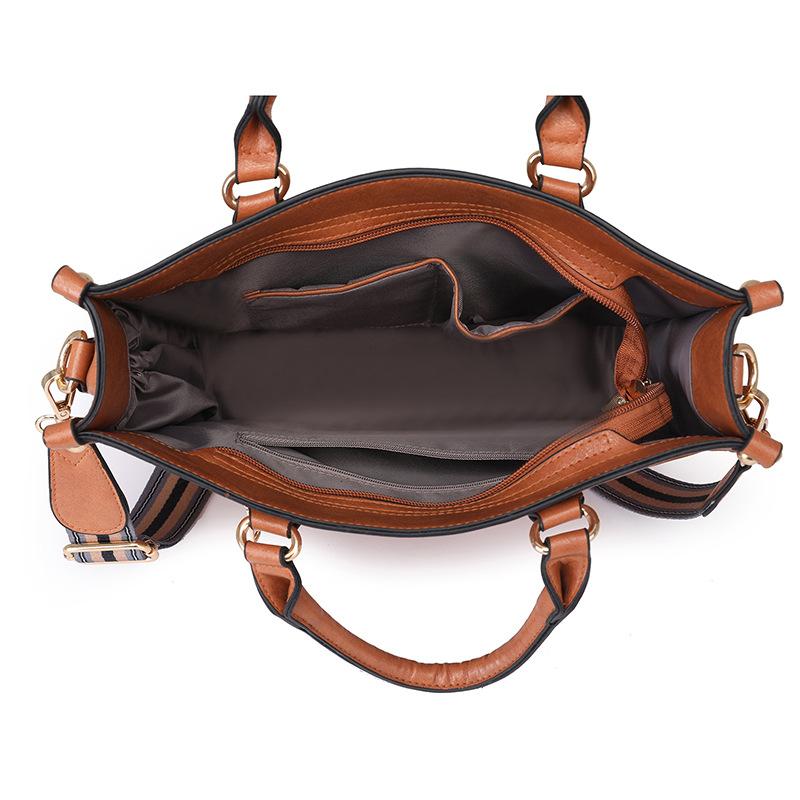 Damen Tragetasche, Lässige und Retro Hand-Tragetasche, Modische und Vielseitige Single-Shoulder Crossbody Bag