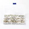 100Pcs/Box Tin-Plated SC Open Barrel Lugs Pure Copper Crimp Cable Terminals Kit