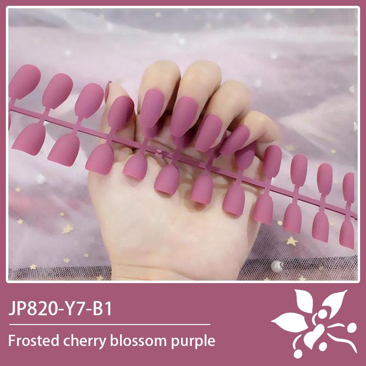 

Balet Kuku Art Kuku 24 Pieces Kuku Palsu Jadi Gemuk Матовый скраб Kuku Palsu TJP820-Y7-B1