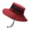 Hats for man sunhat Women's summer big brim bucket hat outdoor mountaineering sun protection fishing hatcycling caps Panama hats