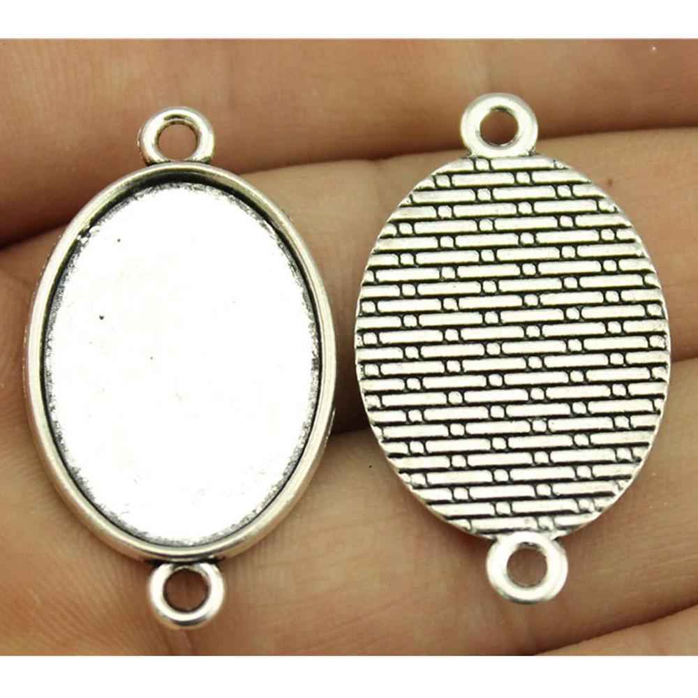 Owalna szklana baza kaboszonowa, oprawa, ramka pasująca 18x25mm 13x18mm, akcesoria, części, męska biżuteria, masywna, oryginalna dla Ciebie