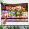 Christmas Atmosphere Tapestry Celebrate Festival Christmas Tree Living Room Home Wall Background Hanging Decorative Tapestry
