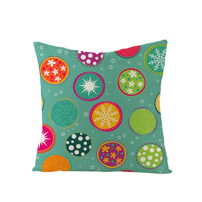 Christmas Single Pillowcase Car Sofa Cushion Cover Home Decor Pillowcase