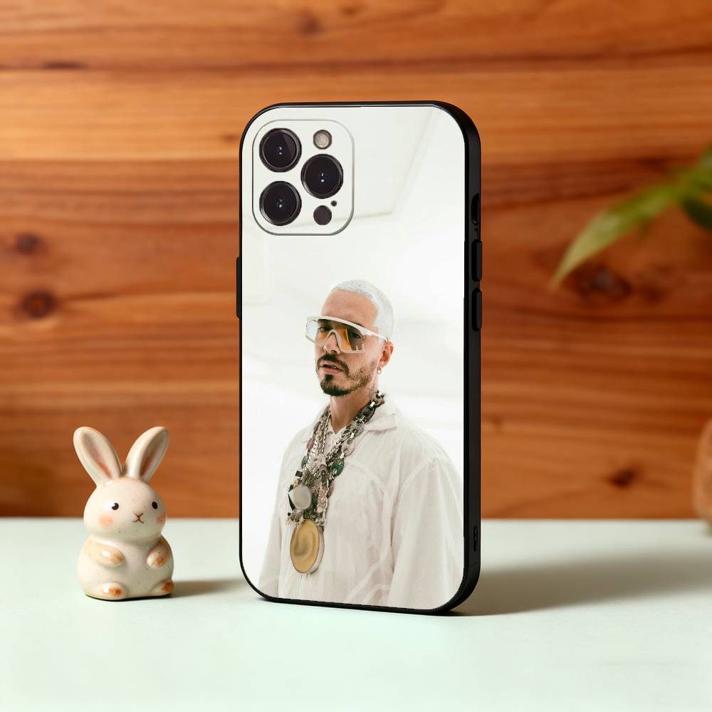 COOL J B-BalvinS Phone Case For iPhone17,16,15,14,13,12,Plus,Pro Max, 5G Others Soft Black Cover