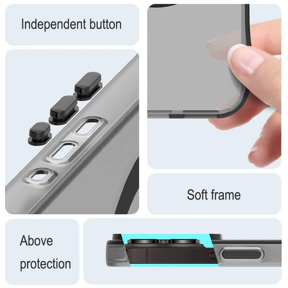 For POCO X7 Pro Candy Color Magnetic Matte Phone Case For POCO X7 M6 F6 X6 Pro Translucent Cover For POCO X6 Pro Shockproof Case