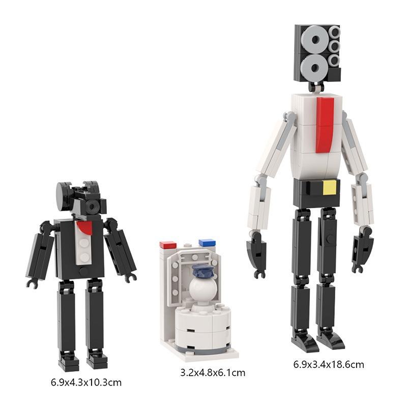 

Moc Titan Speakerman The Speaker Titan Model From Funny Anime Videos:For Skibidi Toilet ,172 Pieces Construction Blocks Toy