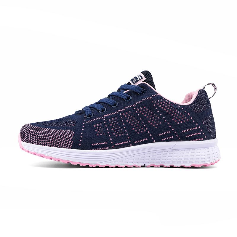 fashion 2024 Trendyol Four Seasons Mesh Shallow Mouth Round Toe Flat Sneakers Comfortable Breathable Casual Sport Women's Shoes