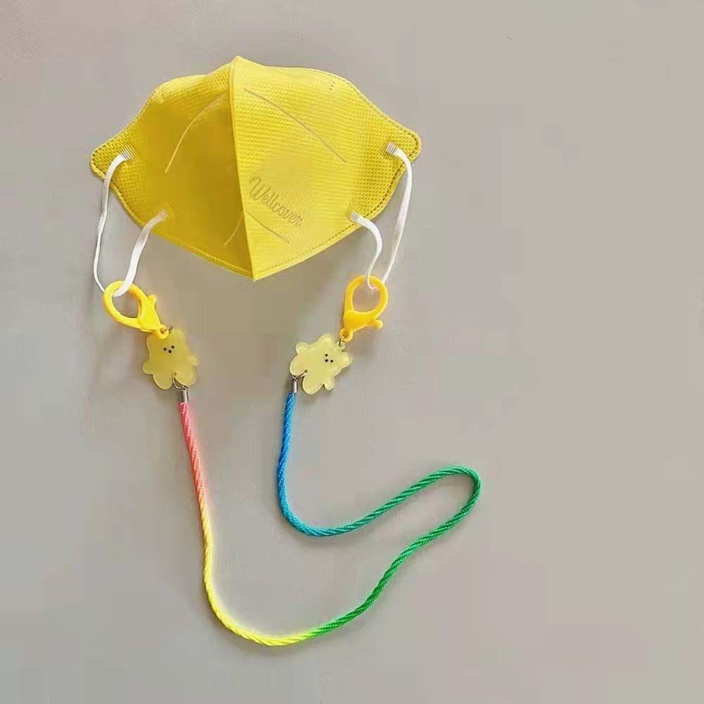 Anti-lost Gradient Color Female Mask Rope Sunglasses Lanyard Child Mask Lanyard Children Mask Chain