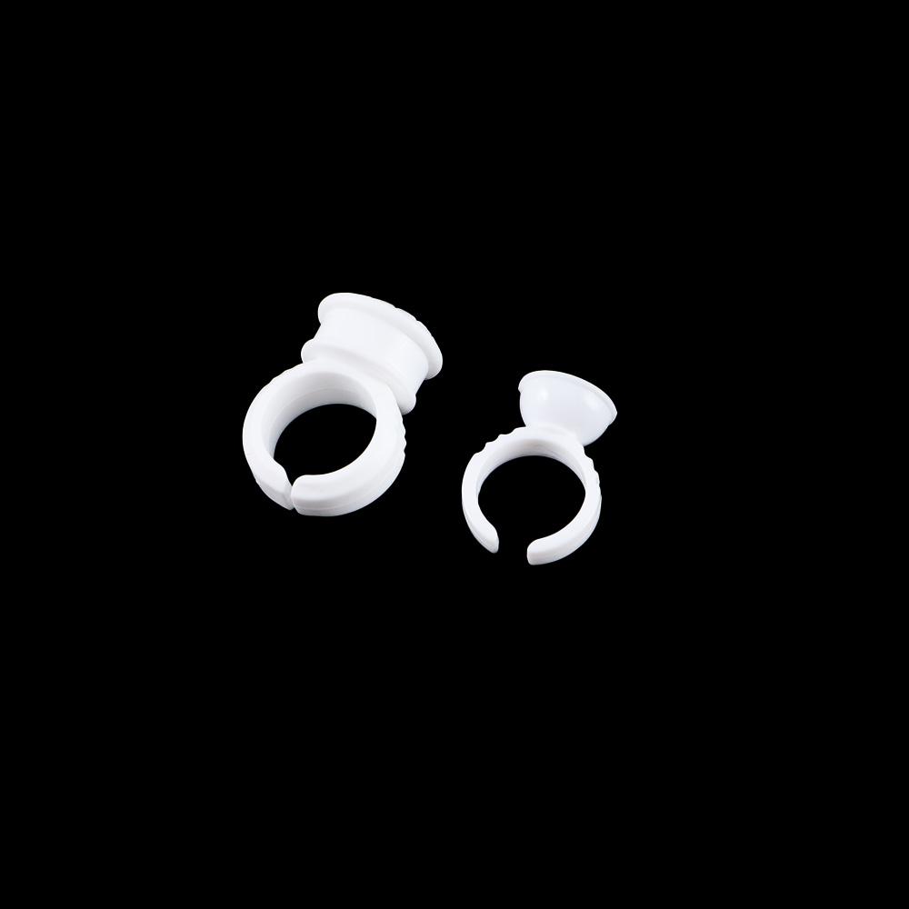 Plastic Eyelash Grafting Eyelash Pallet Ink Cup Rings Eyelash Extension Tool Eyelash Glue Holders