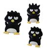 Cartoon Cool Black Penguin Plush Toy With Ultra Soft Short Fur For Kids And Teens