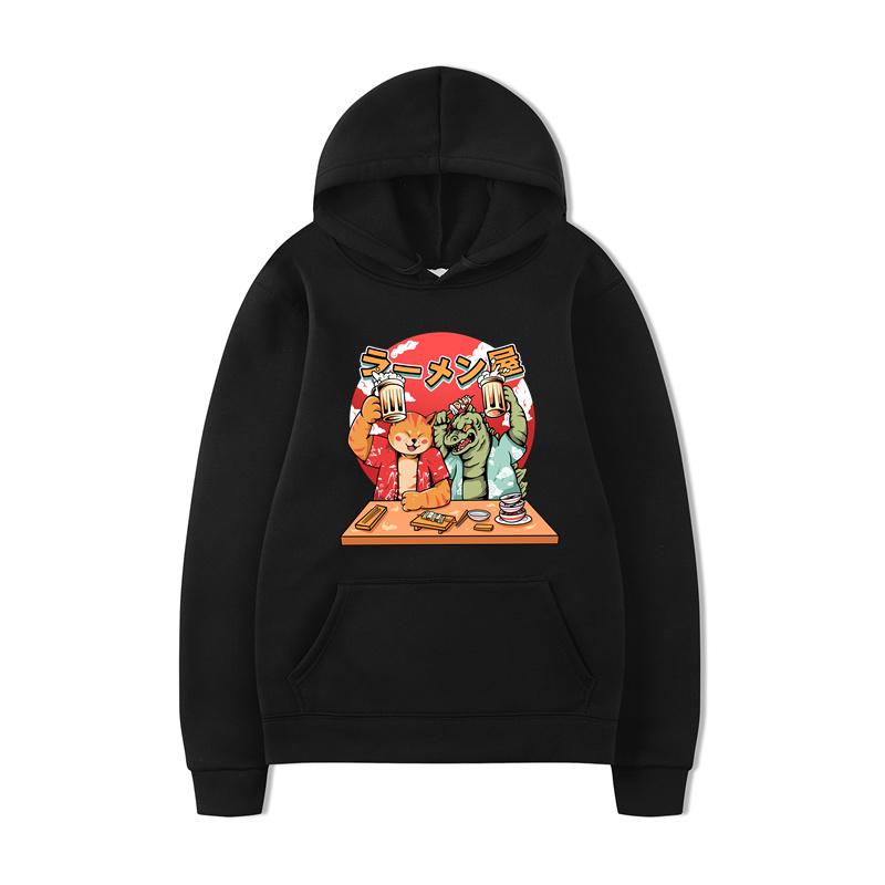 Japanese Anime 90s Graphic Sweatshirt Manga One Piece Gear  Hoodie Women Funny Loose Fleece Cartoon Luffy Ullzang Sweatshirts
